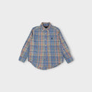 RL Collared Check Button Up Shirt, Size 4