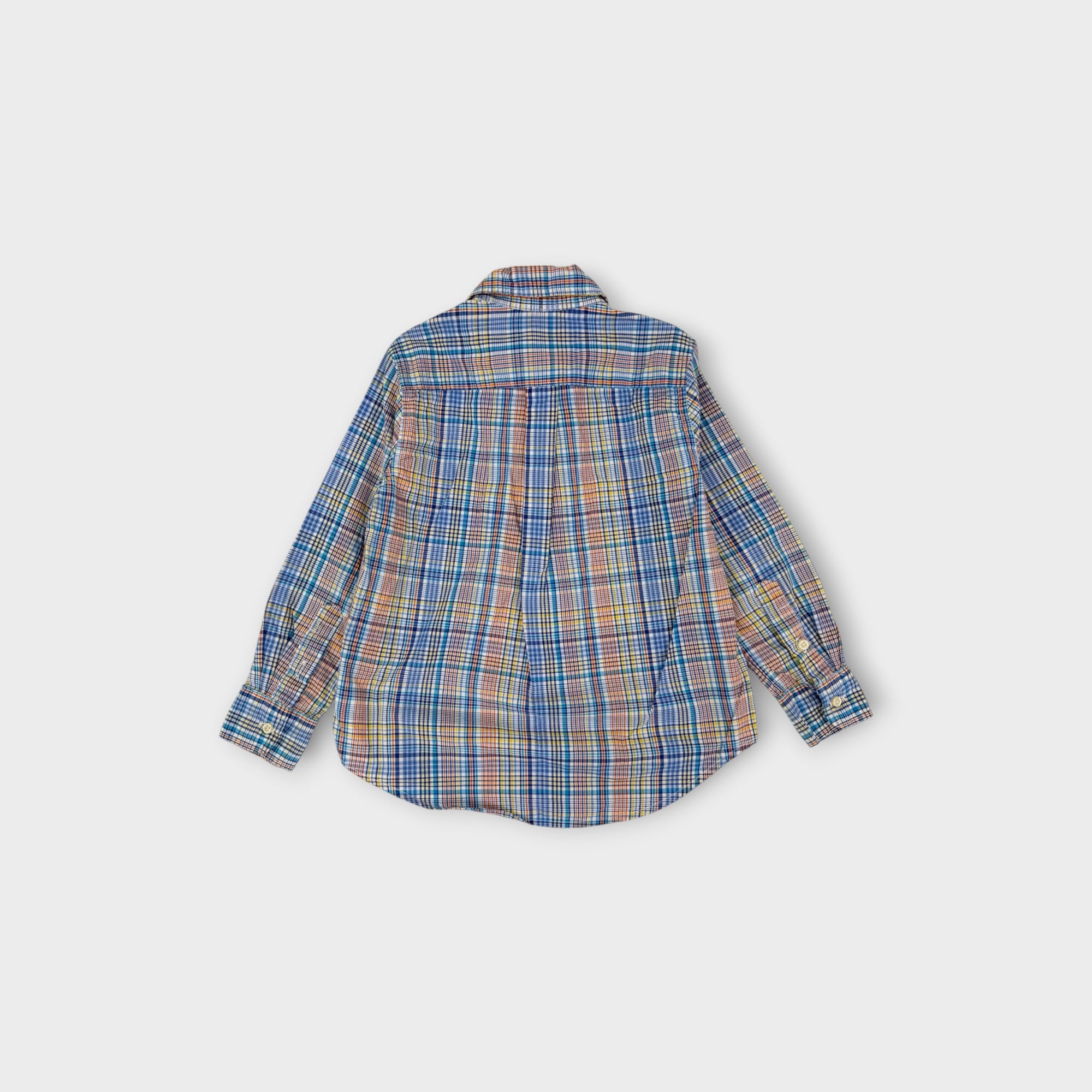 RL Collared Check Button Up Shirt, Size 4