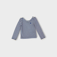 RL Blue Stripe Long Sleeve T-Shirt, Size 2
