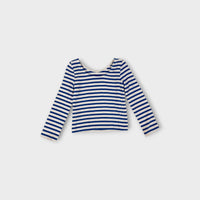 RL Blue Stripe Long Sleeve T-Shirt, Size 2