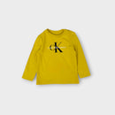 Calvin Klein Jeans Logo Long-Sleeve T-Shirt, Size 2