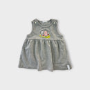 Laban Grey Embroidered Dress, Size 000