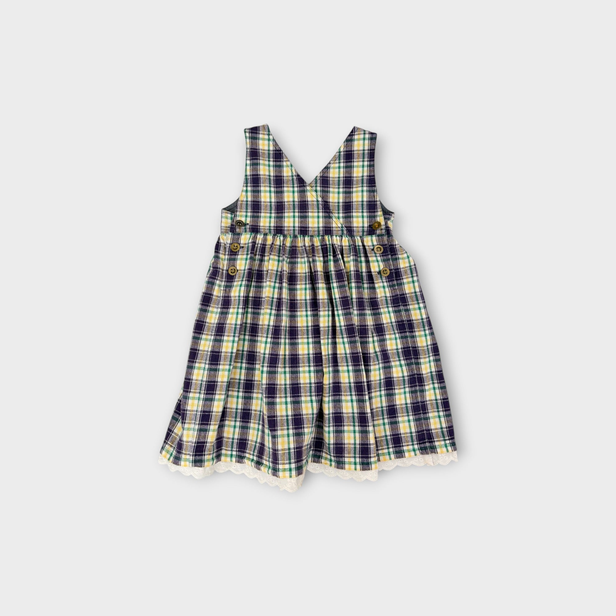 Vintage Kidstuff Plaid Dress, Size 2