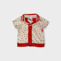 Vintage Spotty Shirt, Size 2