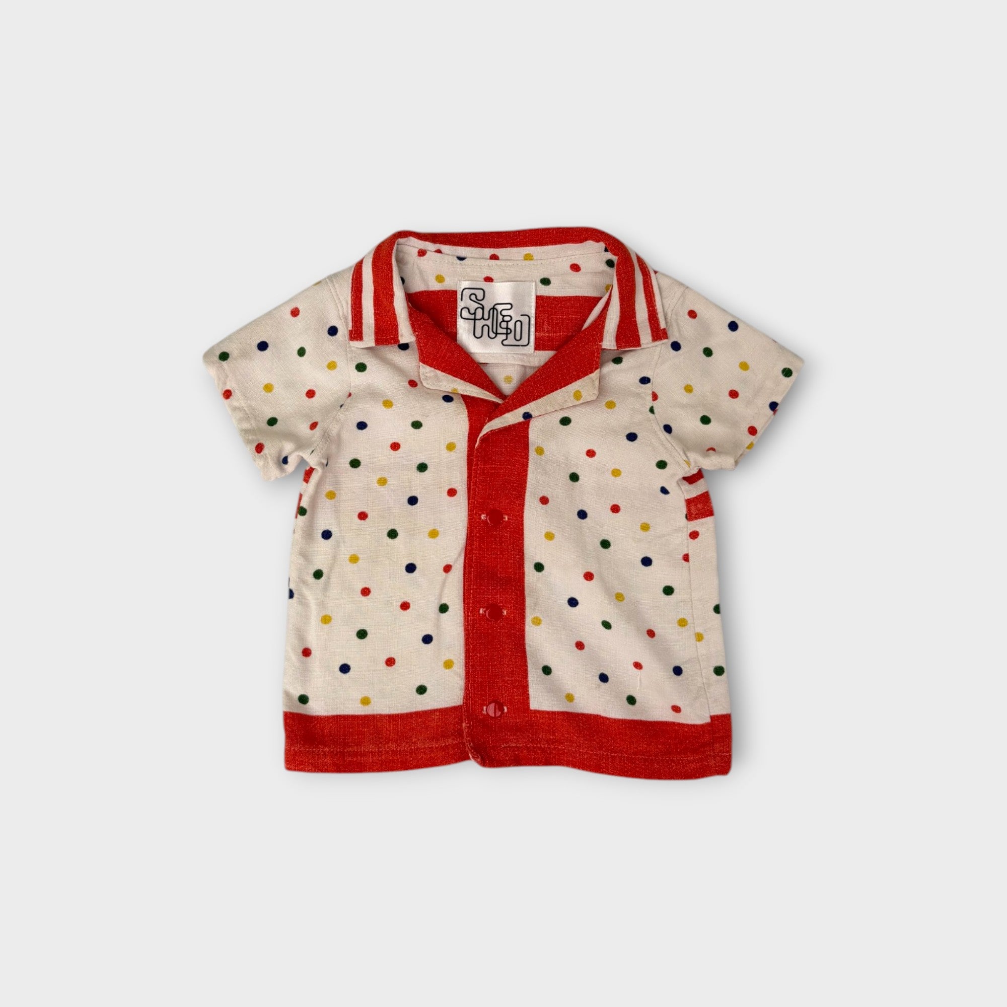 Vintage Spotty Shirt, Size 2