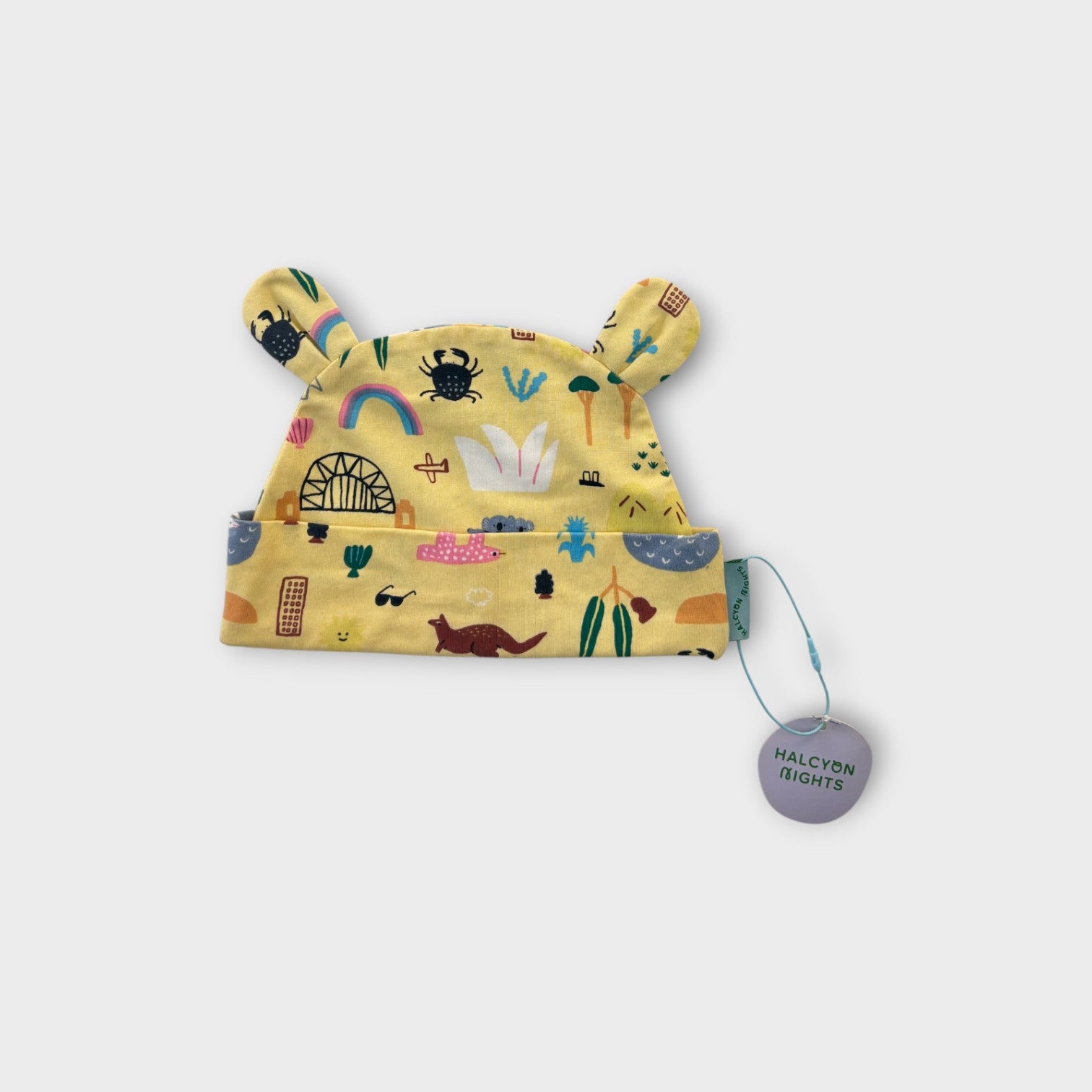 Halcyon Nights Patterned Beanie, Size 0