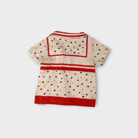 Vintage Spotty Shirt, Size 2