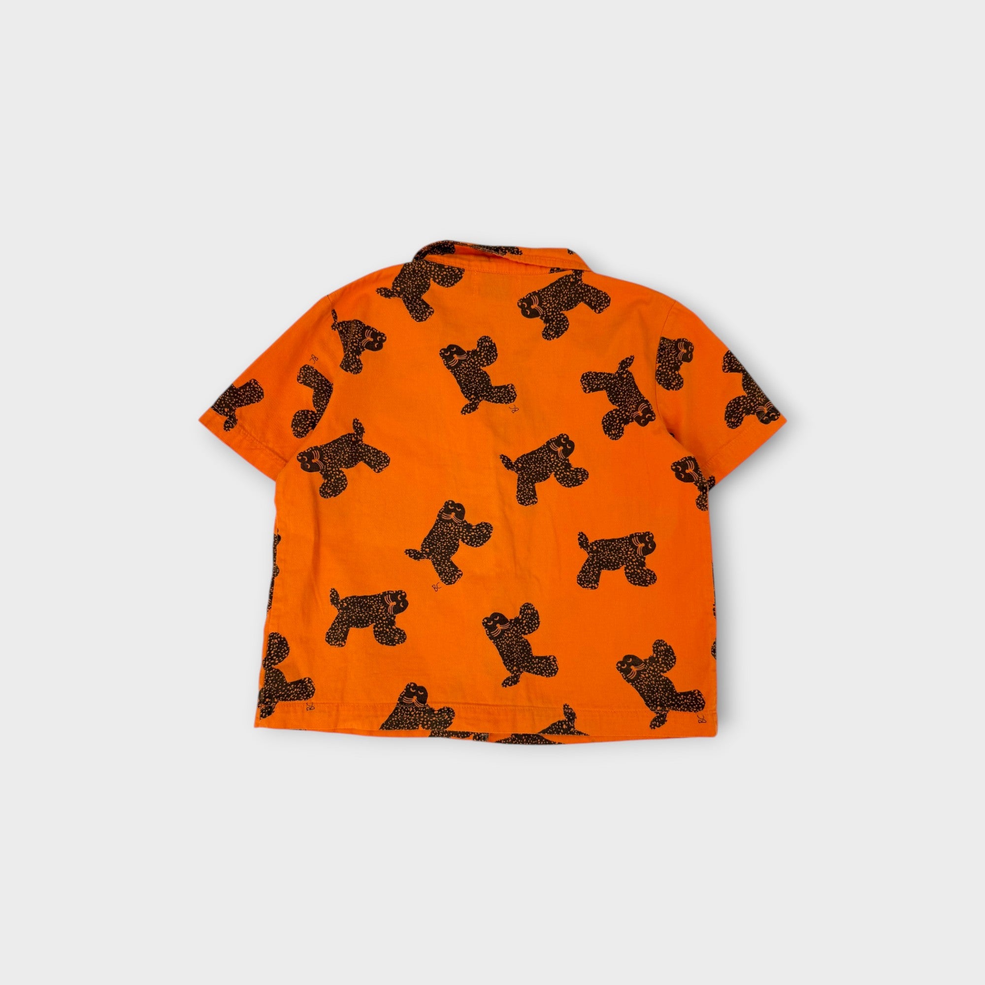 Bobo Choses Orange Seal Shirt, Size 4-5