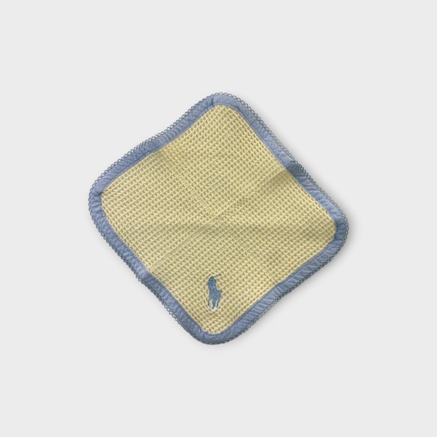 Blue/ Cream Waffle Cloth