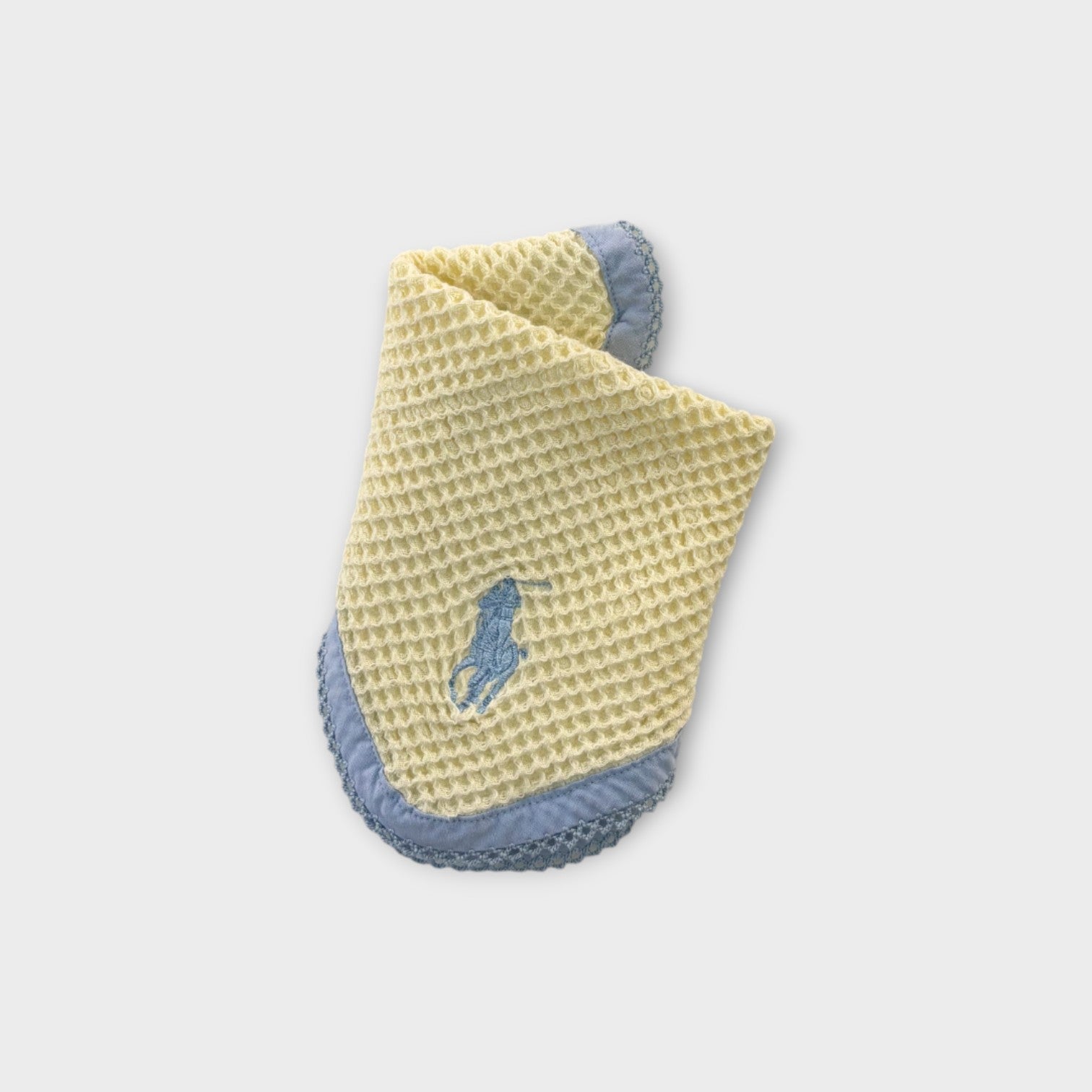 Blue/ Cream Waffle Cloth