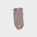 Jamie Kay Dusty Pink Ribbed Bodysuit, Size 0000