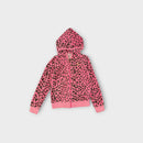 Retro Juicy Couture Pink Leopard Velour Jacket, Size 6