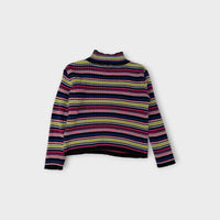 Retro Gap Striped Turtleneck, Size 7