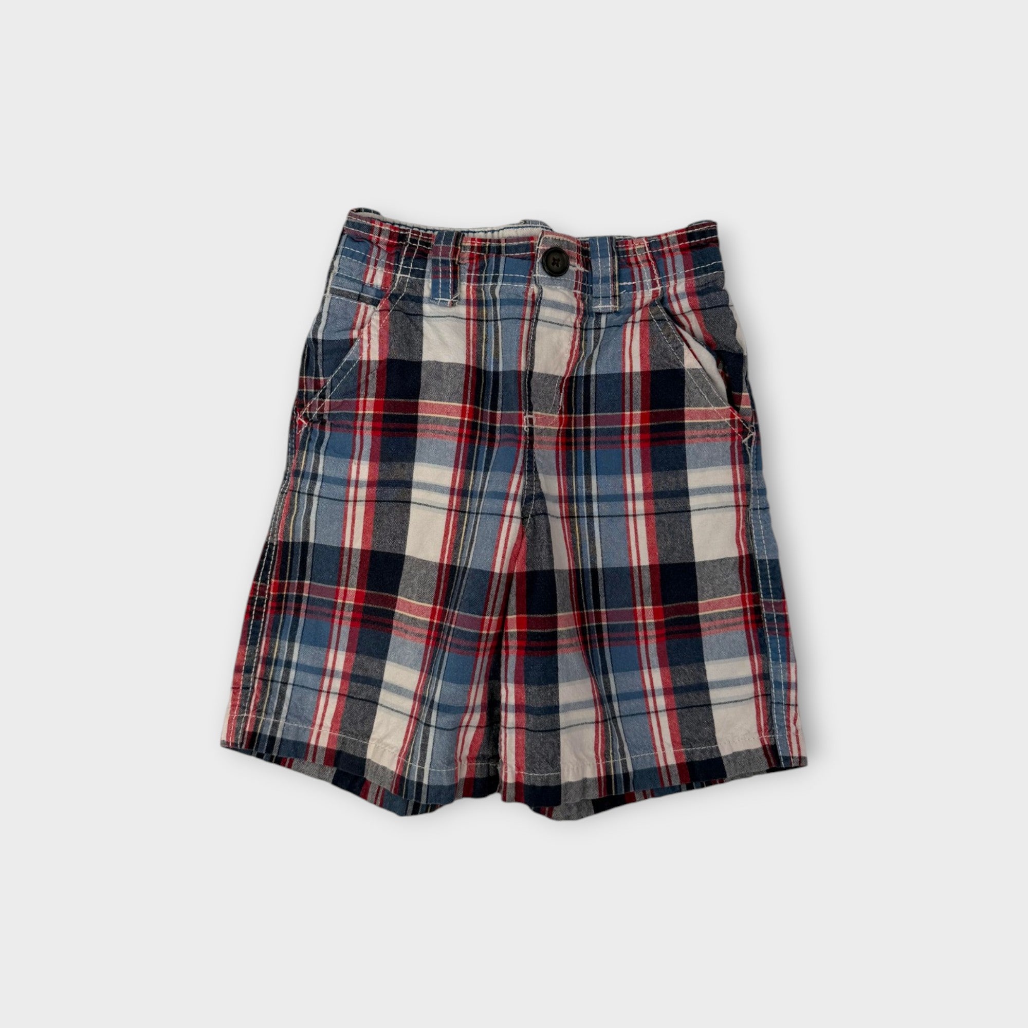 Retro Oshkosh B'Gosh Plaid Shorts, Size 4