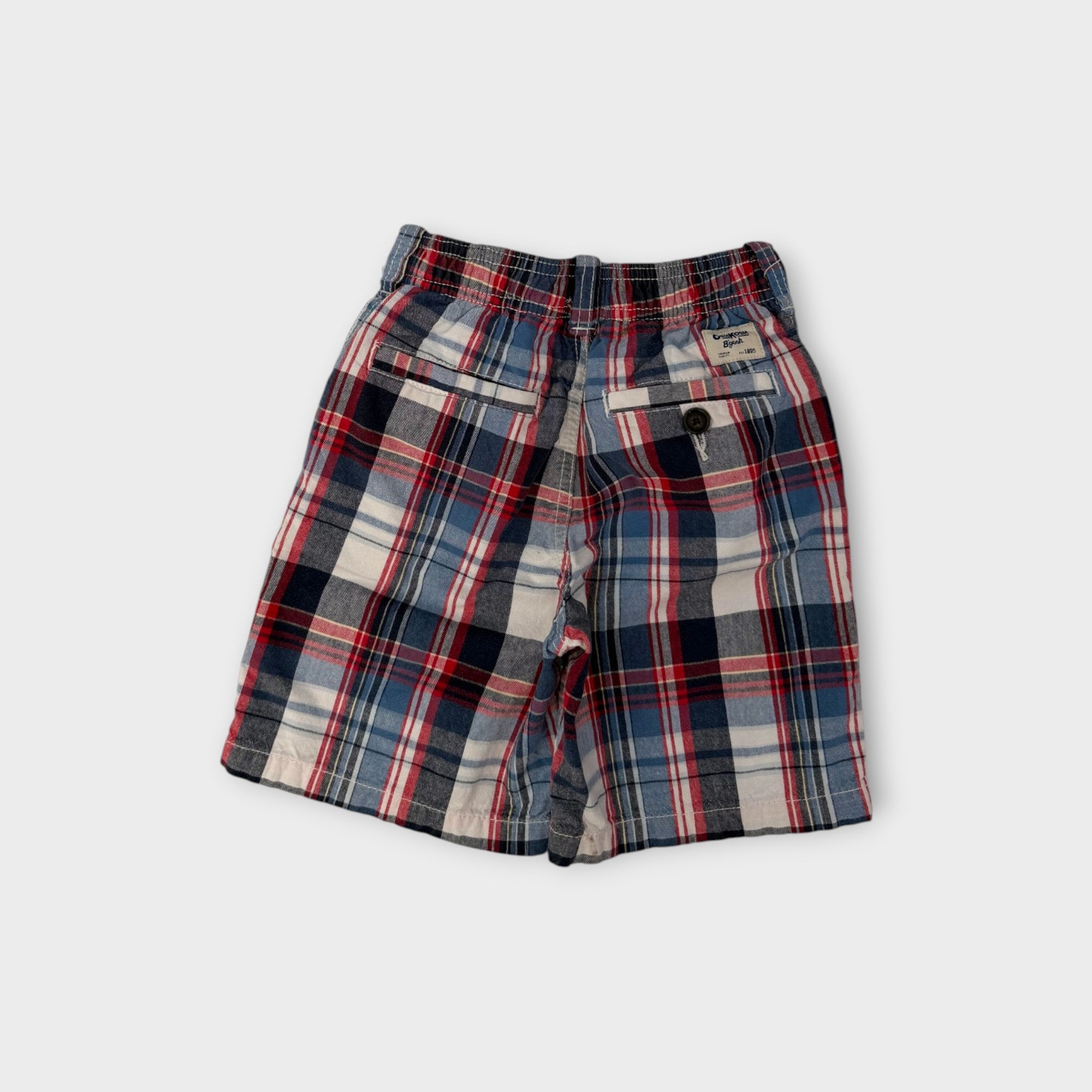 Retro Oshkosh B'Gosh Plaid Shorts, Size 4