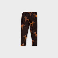 Mini Rodini Horse Leggings, Size 2