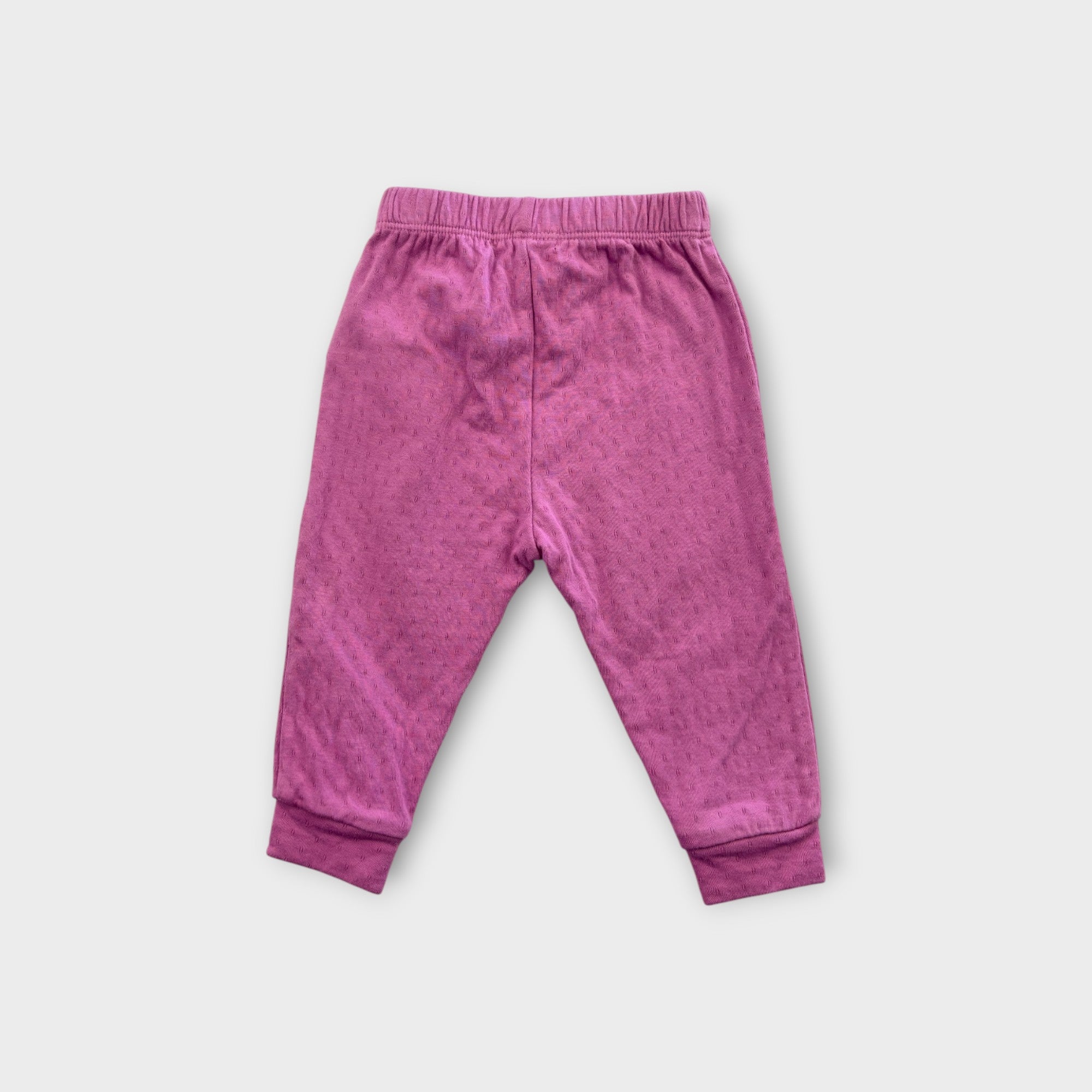Purebaby Pink Cotton Pants, Size 00