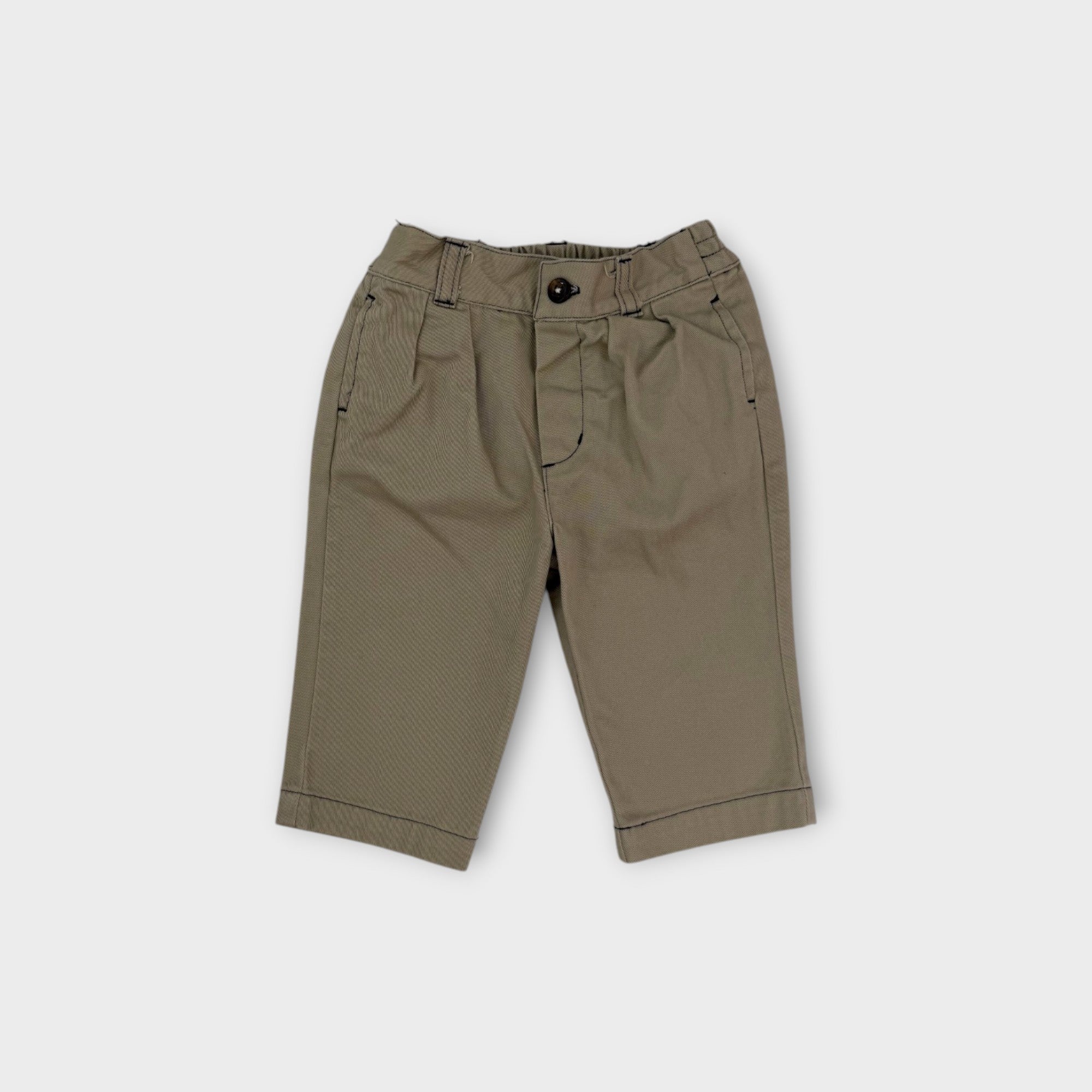 RL Pleated Chino Pants, Size 0