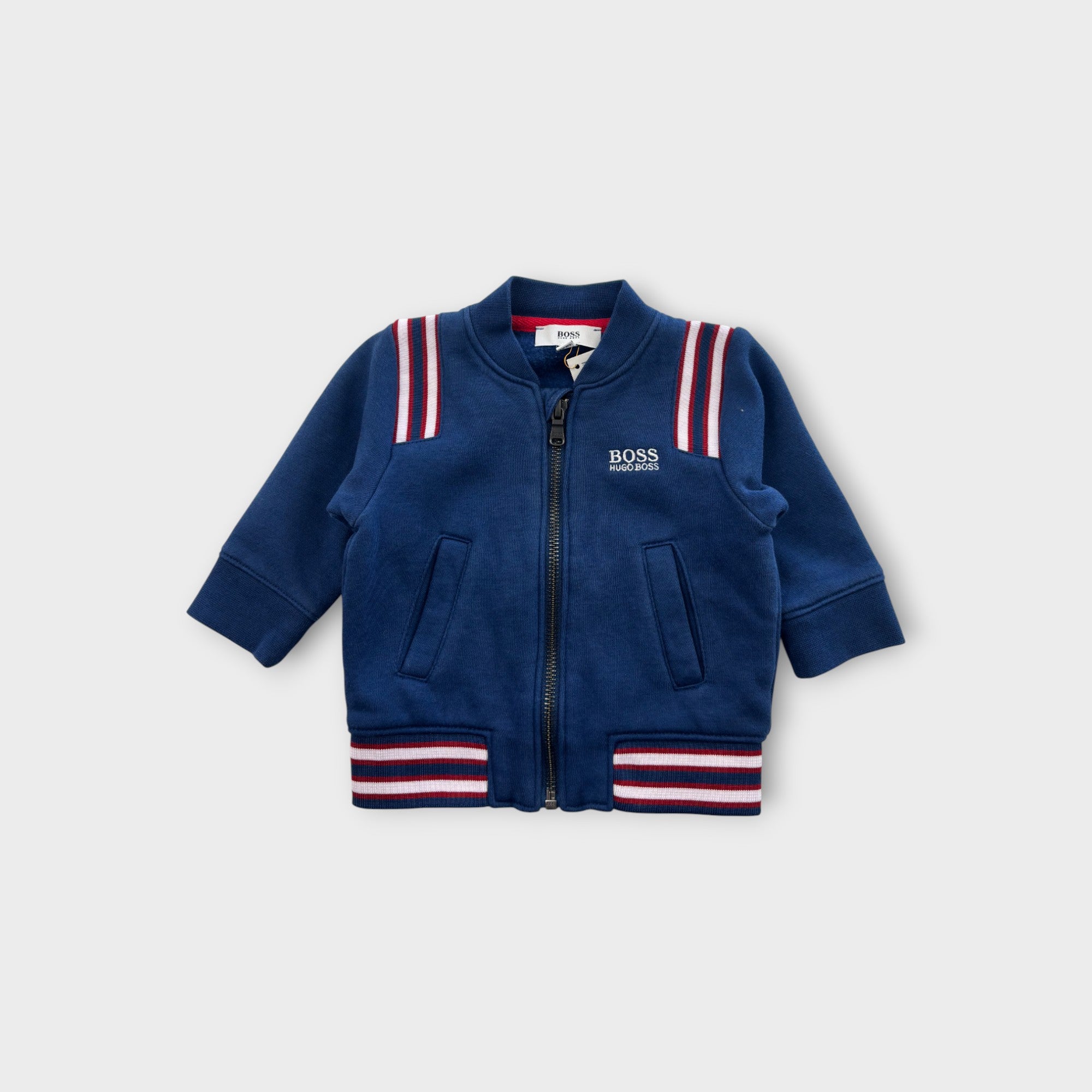 HB Blue Logo Varsity Jacket, Size 00