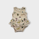 Wilson & Frenchy Fruit Print Romper, Size 00