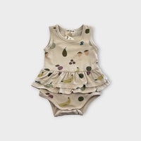 Wilson & Frenchy Fruit Print Romper, Size 00