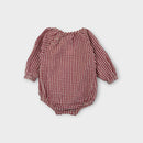 Nature Baby Gingham Romper, Size 00