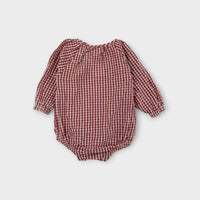 Nature Baby Gingham Romper, Size 00