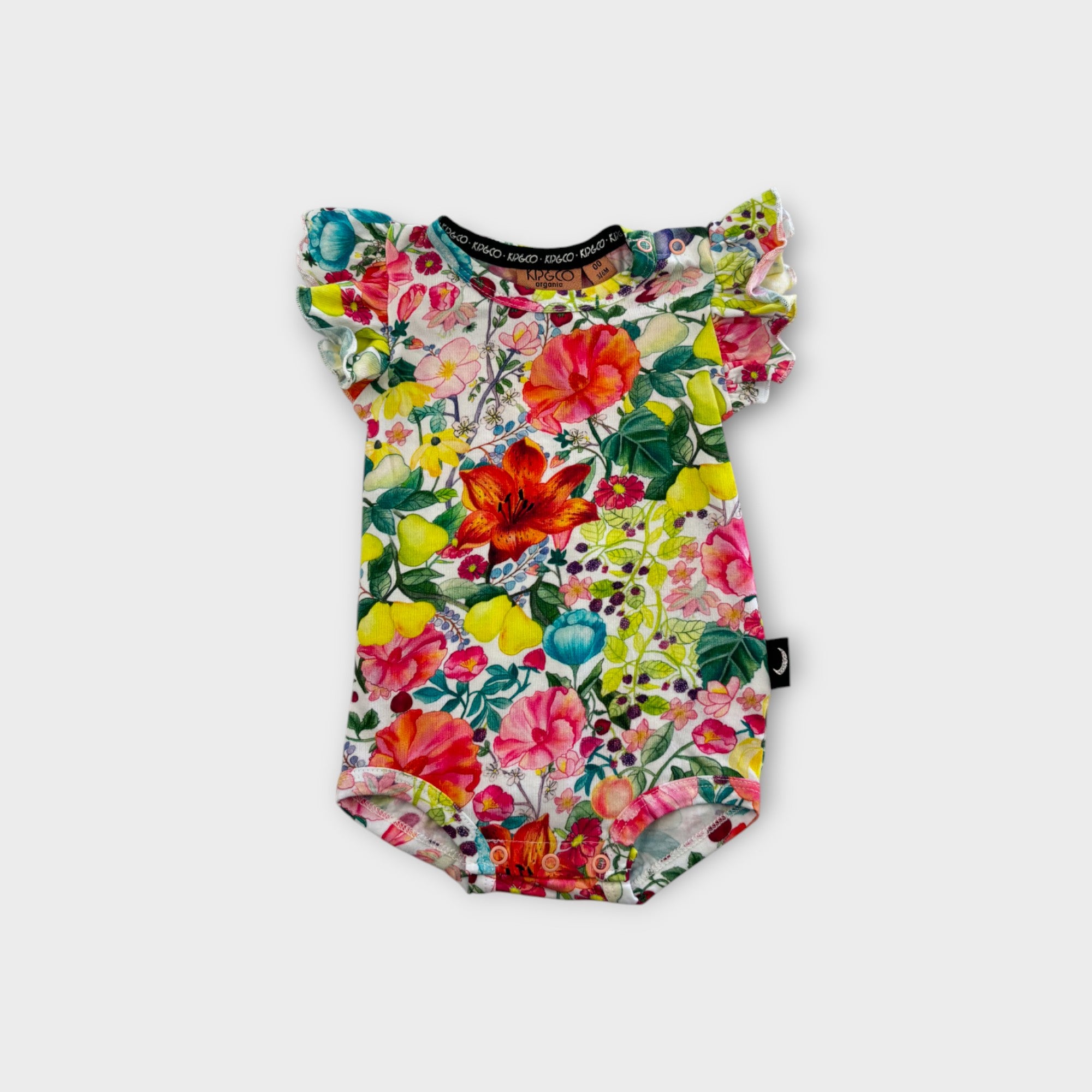 Kip & Co Floral Bodysuit, Size 00