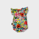 Kip & Co Floral Bodysuit, Size 00