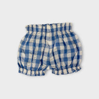Blue Gingham Matching Set, Size 0