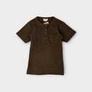 Jamie Kay Olive Ribbed T-Shirt, Size 00