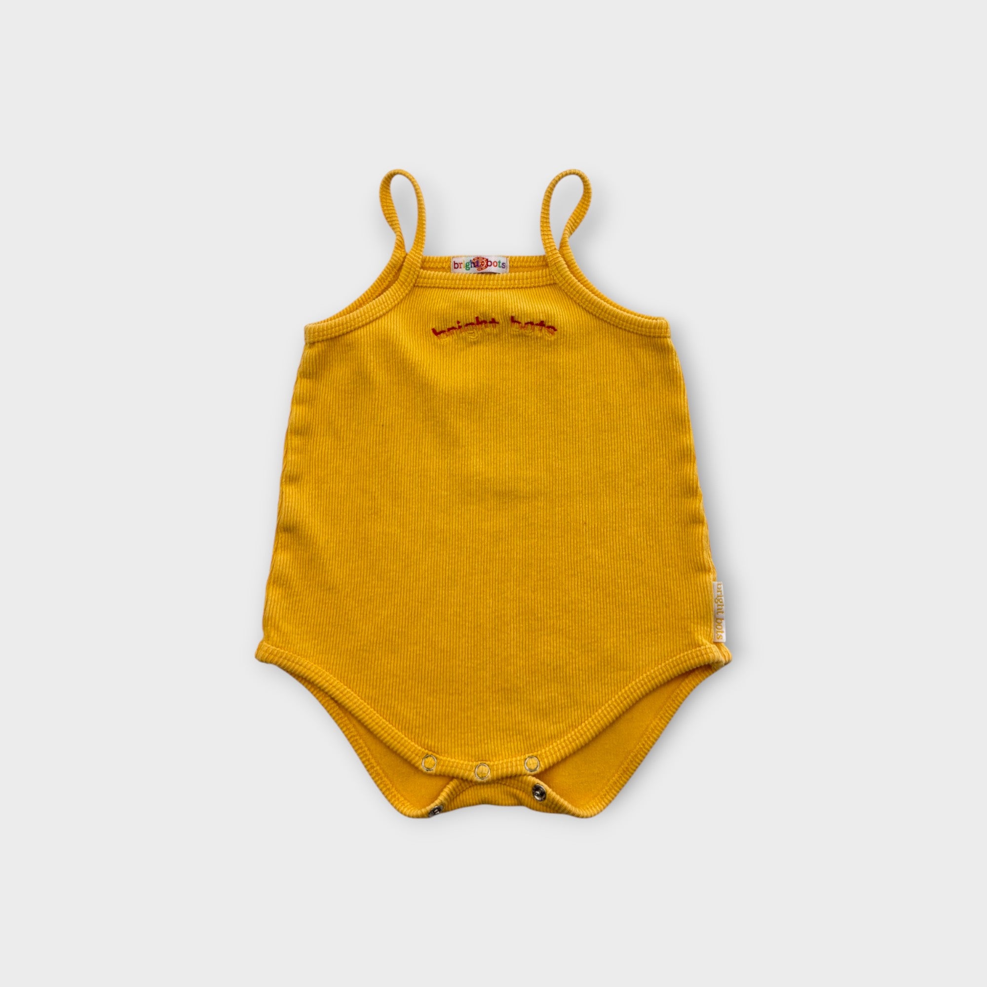 Bright Bots Yellow Bodysuit, Size 00