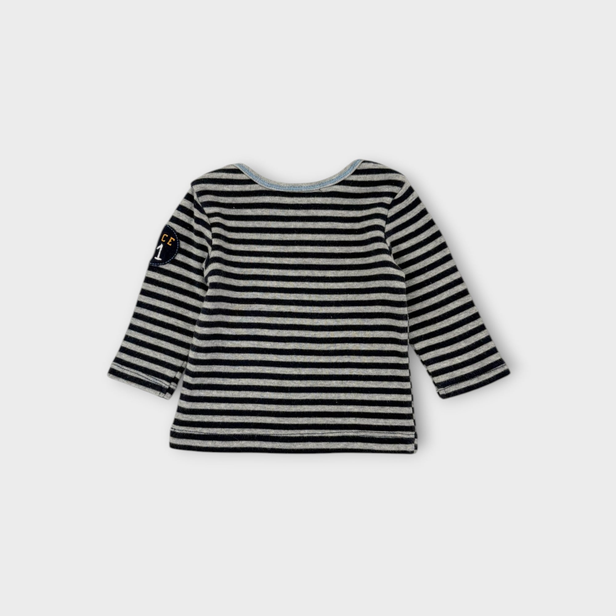 Baby Guess Stripe Long Sleeve, Size 000
