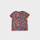 Colourful Polkadot T-Shirt, Size 7