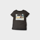 Charcoal Ice Cube T-Shirt, Size 3