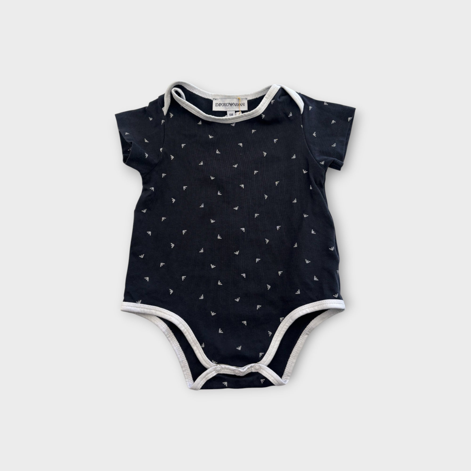 EA Logo Print Bodysuit, Size 00