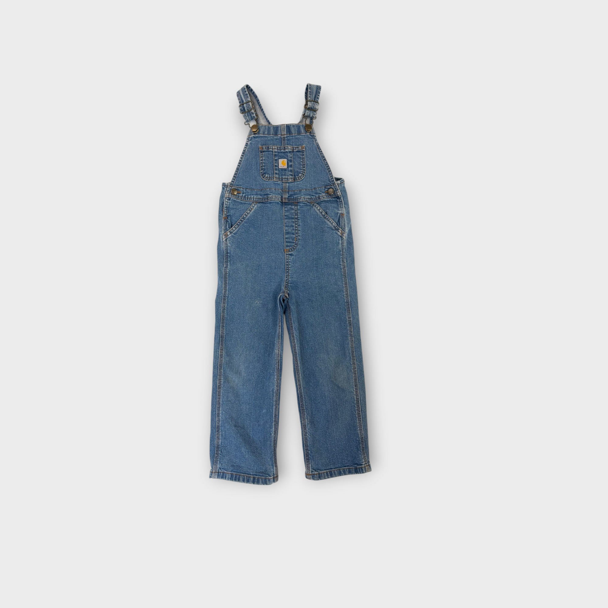Carhartt Denim Overalls, Size 4