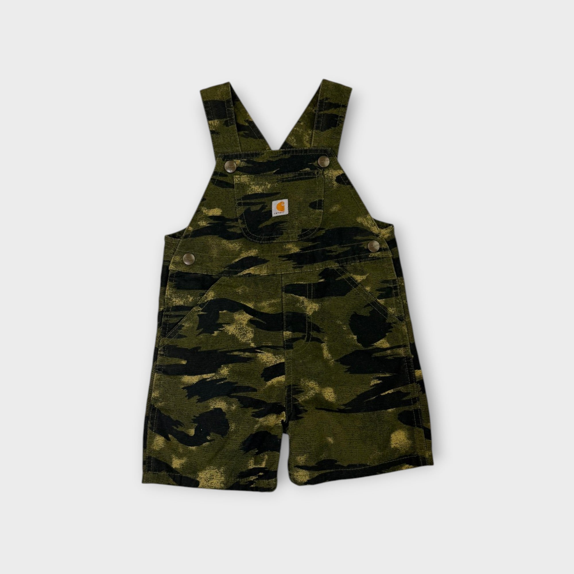 Carhartt Camo Shortalls, Size 3
