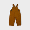 Carhartt Duck Brown Duck Overalls, Size 0