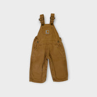 Carhartt Vintage Light Brown Duck Overalls, Size 00