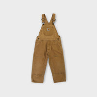 Carhartt Vintage Light Brown Duck Overalls, Size 3