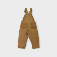 Carhartt Vintage Light Brown Duck Overalls, Size 3