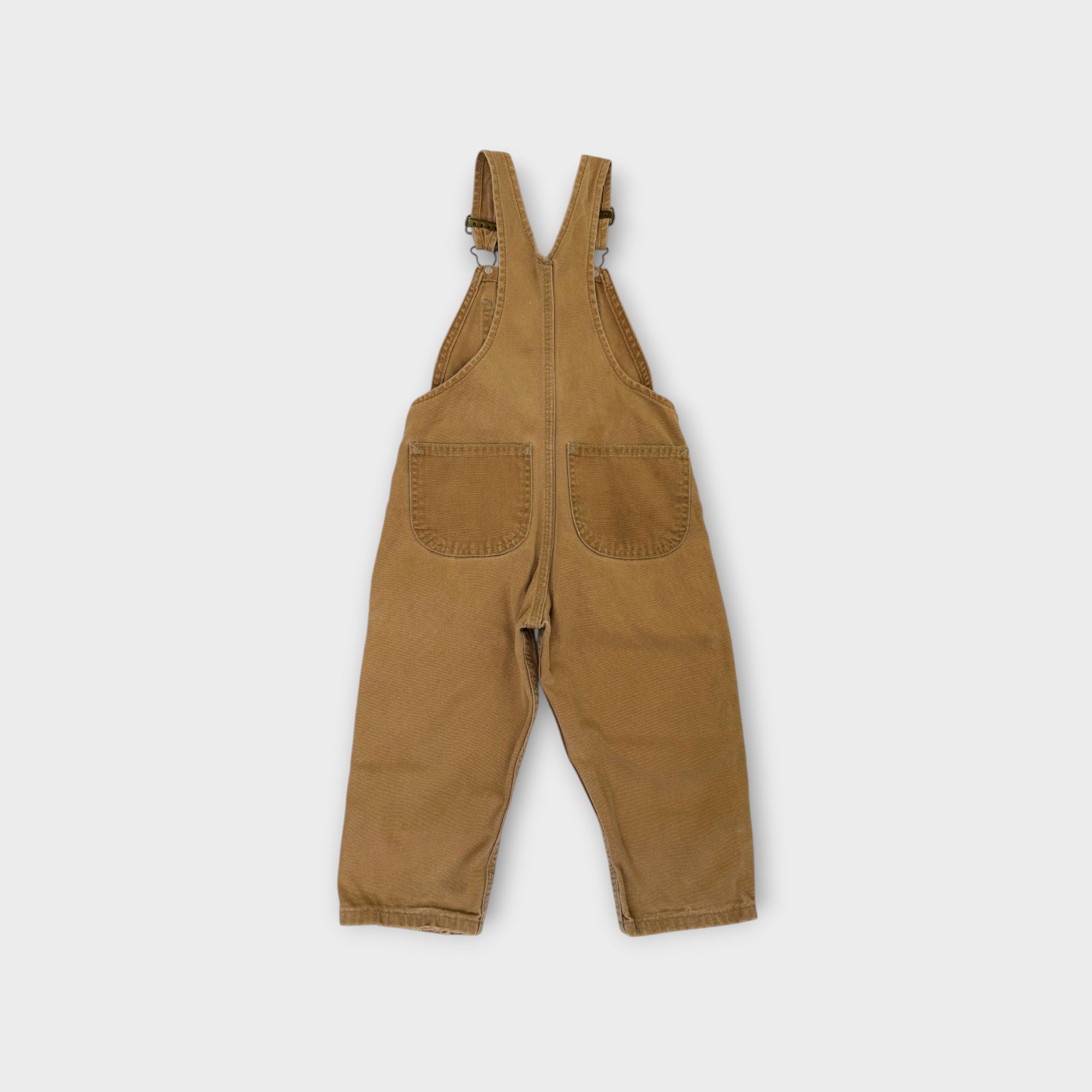 Carhartt Vintage Light Brown Duck Overalls, Size 3