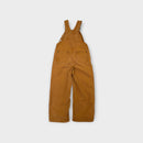 Carhartt Dark Brown Duck Overalls, Size 6