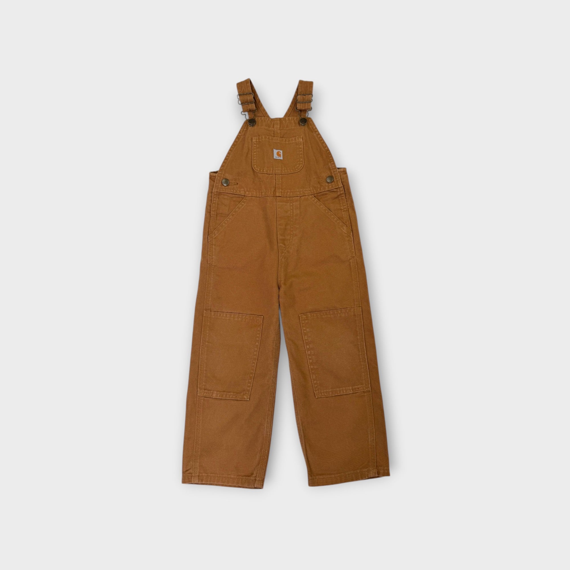 Carhartt Duck Brown Duck Overalls, Size 4