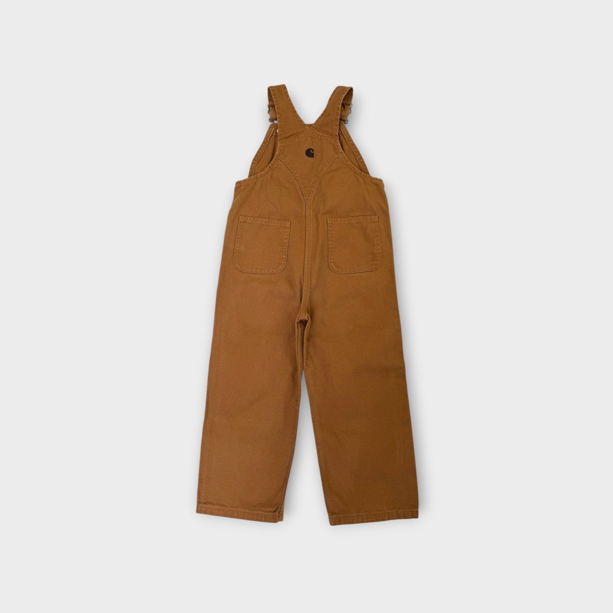 Carhartt Duck Brown Duck Overalls, Size 4