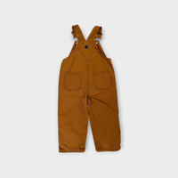 Carhartt Dark Brown Duck Overalls, Size 1