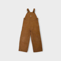 Carhartt Duck Brown Duck Overalls, Size 3