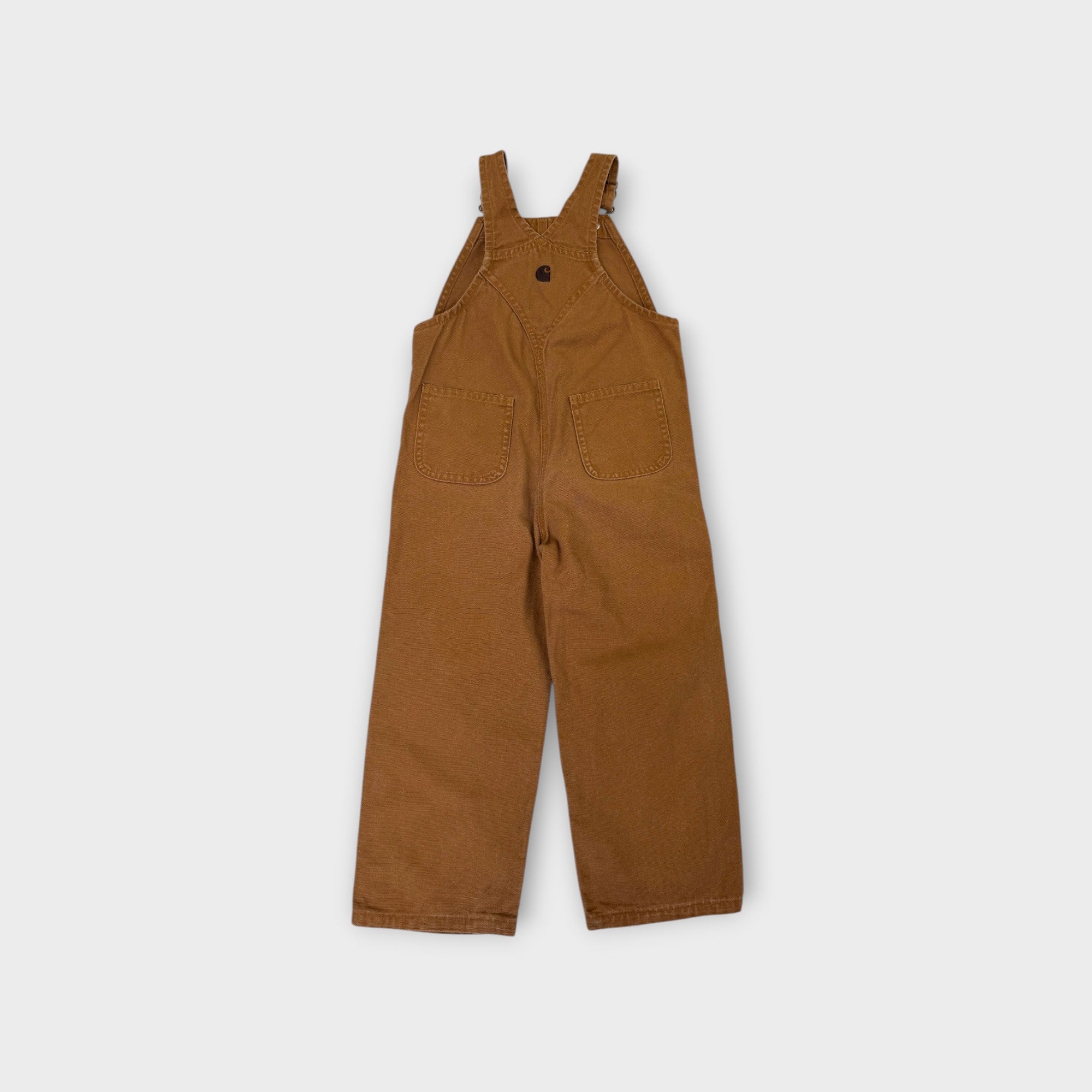 Carhartt Duck Brown Duck Overalls, Size 3
