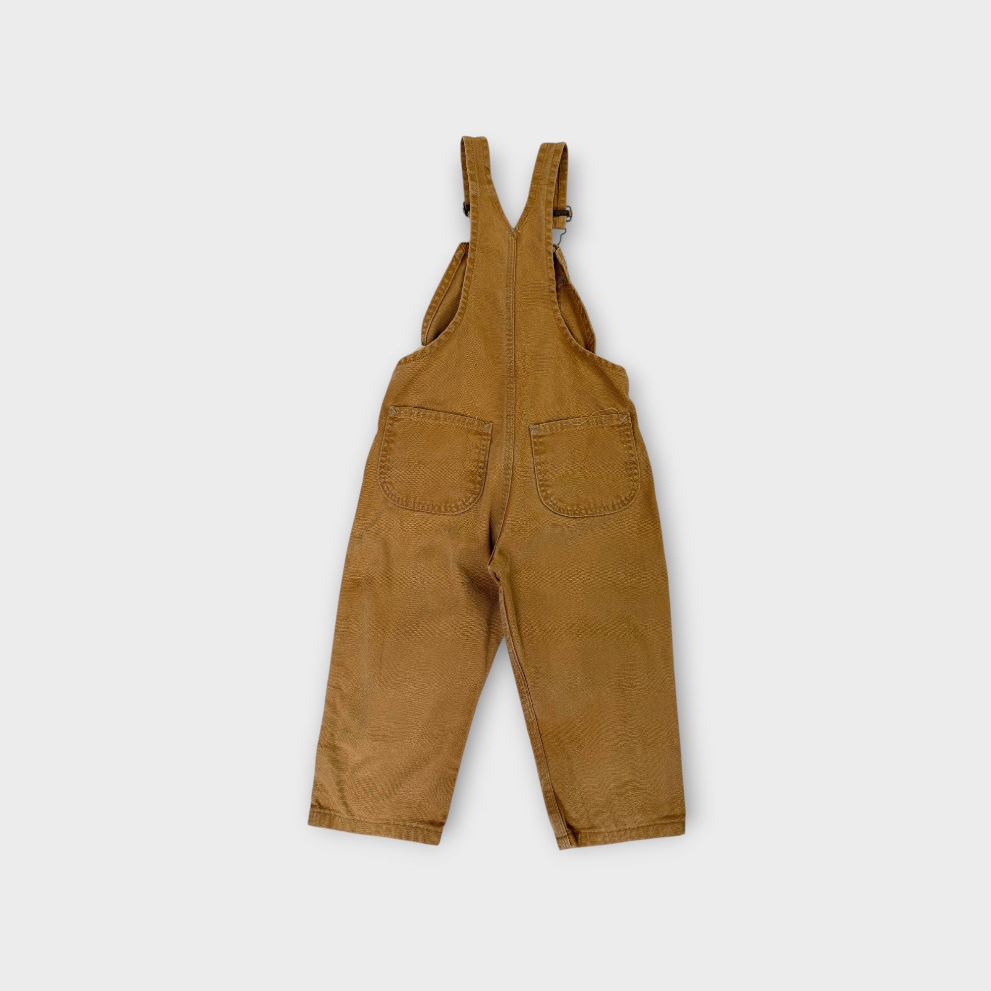 Carhartt Vintage Light Brown Duck Overalls, Size 3